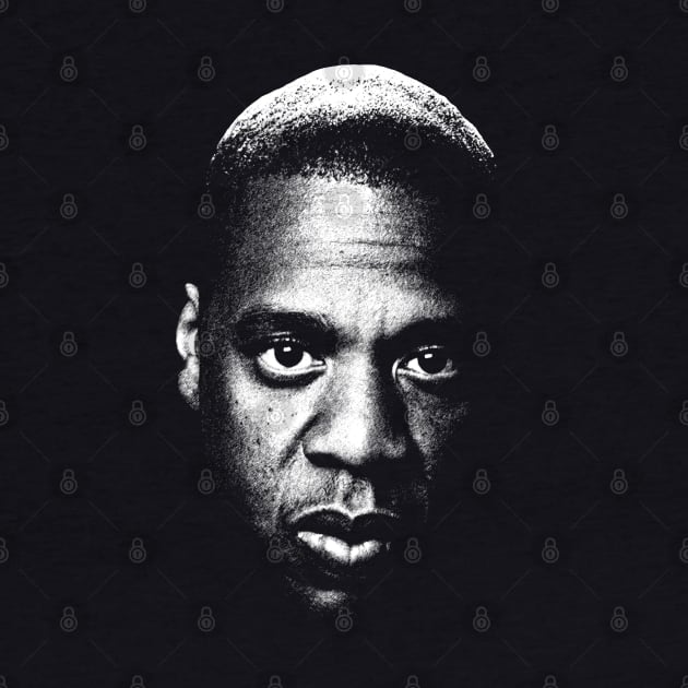 Retro Portrait Jay-Z by GekNdangSugih